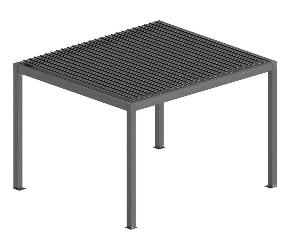 SB 350 pergola ar aizvērtām jumta lamelēm