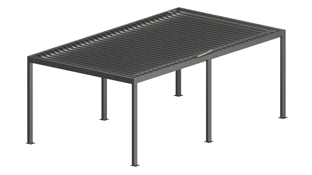 Dubults SB 400 pergolas modulis ar aizvērtu jumtu