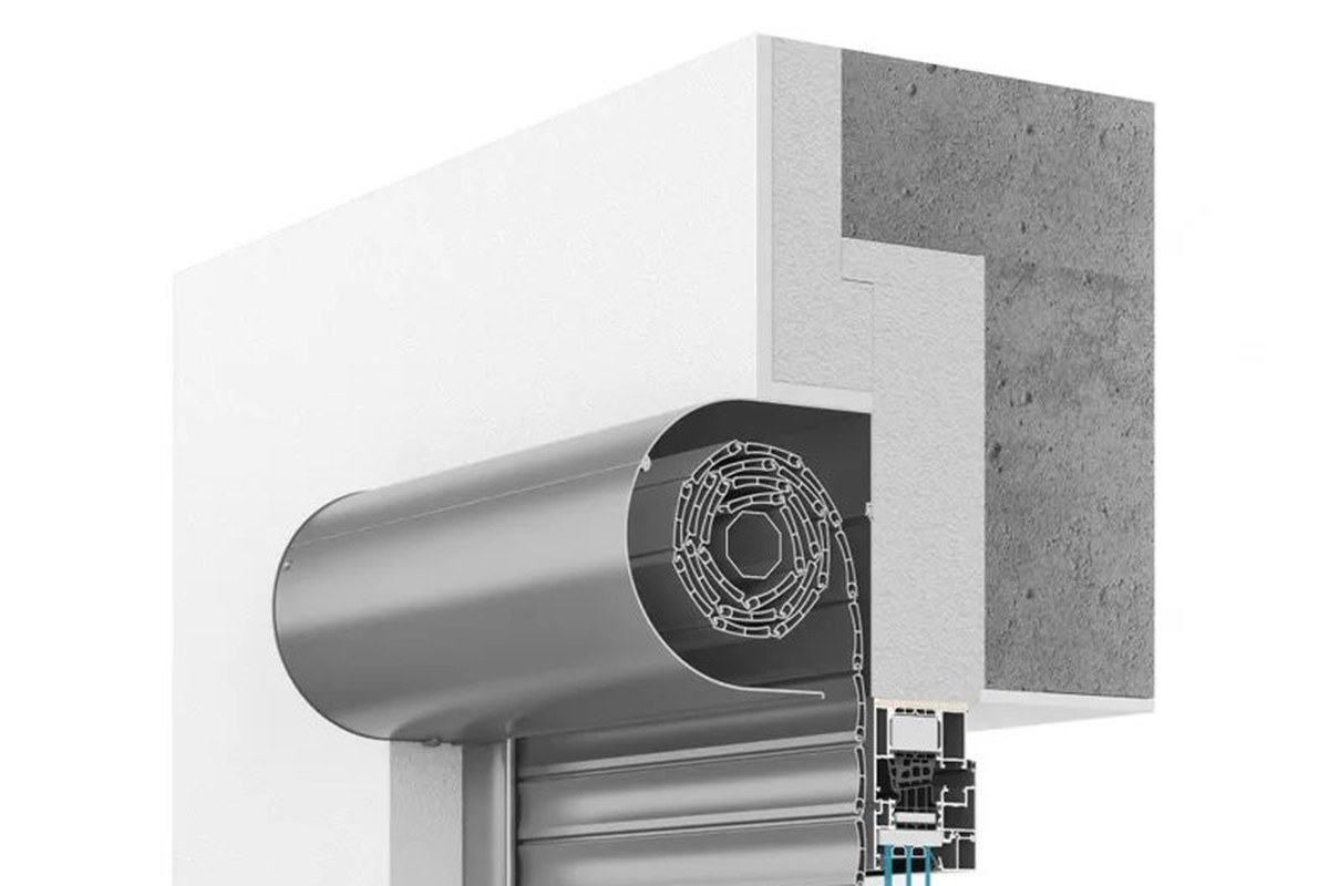 Aluprof Safety Plus RC2 klases pretielaušanās rullo žalūzija, ražotāja vizualizācija
